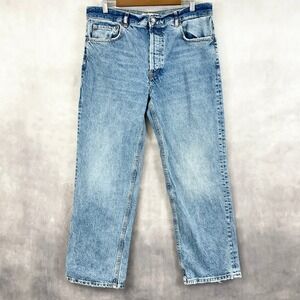 Zara Women Jeans Size 8 Straight Leg Minimal Casual Streetwear Preppy Classic